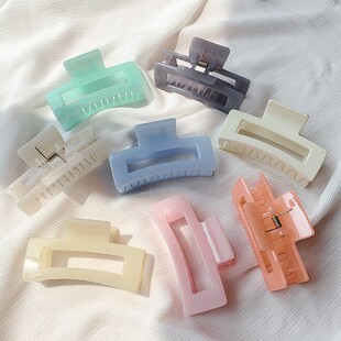 韩版秋冬大号蝴蝶结抓夹高级感发夹女后脑勺盘发鲨鱼夹发量多