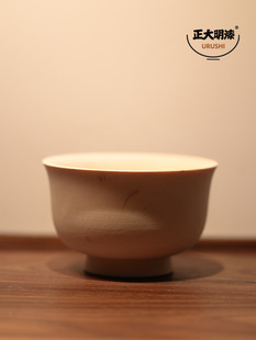 大漆土漆生漆漆器木胎 远山纹木胎碗原木无漆漆画漆艺材料