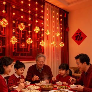 2026新款红灯笼过年春节元宵挂饰阳台家用新年装饰氛围灯彩灯串灯