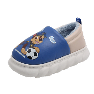 汪汪队儿童包跟棉拖鞋冬季男女宝宝小孩卡通居家保暖防滑防水棉鞋