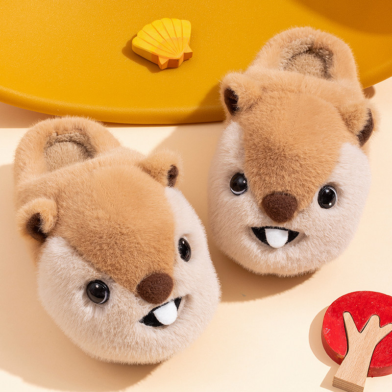 情侣秋冬季棉拖鞋创意卡通女士棉鞋男保暖防滑软底家居鞋包跟棉鞋