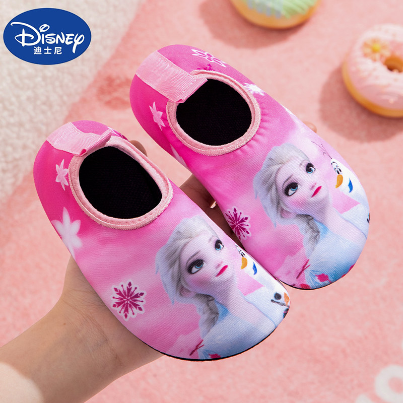 儿童游泳鞋春夏季薄款女童地板鞋防滑软底室内外穿卡通宝宝学步袜