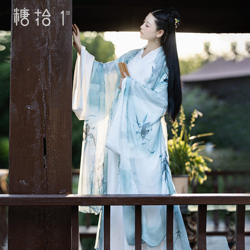糖十一【书和离】古装女直裾汉服
