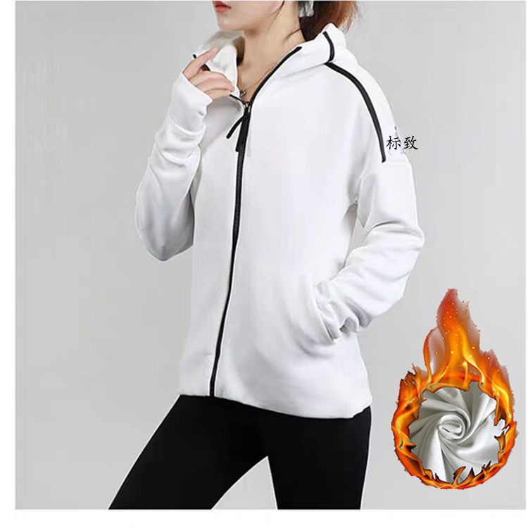 运动套装男春秋冬季加绒加厚运动服女运动装情侣装两件套时尚