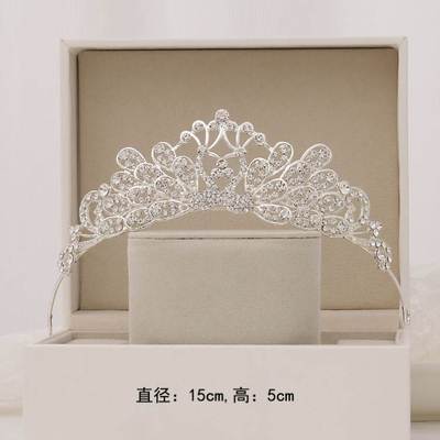 皇冠新娘头饰三件套奢华大气2023婚礼头冠发饰主婚纱王冠高级重u.