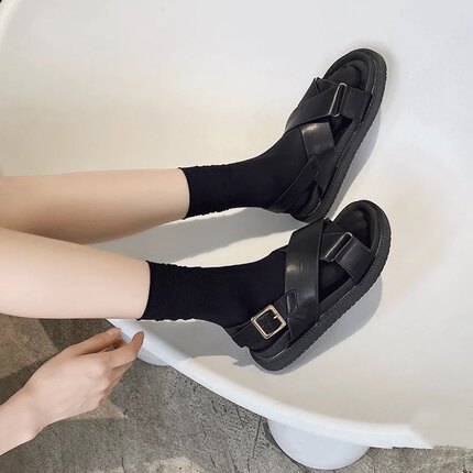 白色袜子女夏款冰冰袜夏季薄款日系堆堆袜黑色中筒袜冰丝夏天网红