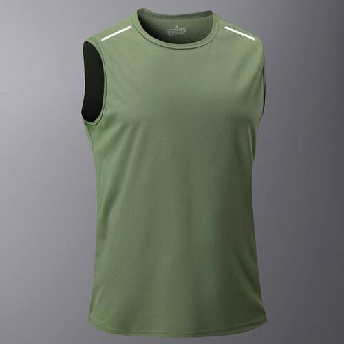 Men's Summer Quick Dry Tank Tops Solid Color Sleeveless
