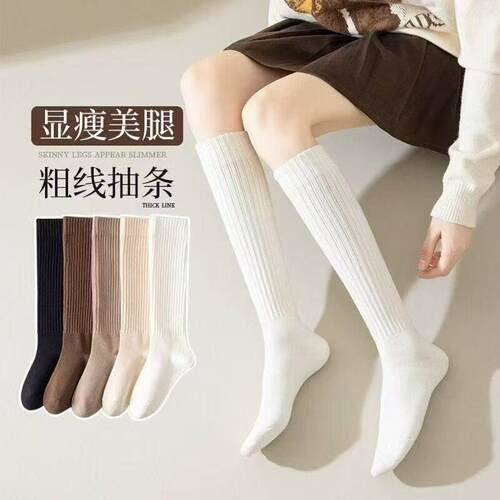Women's 5-Pair Casual Comfy Socks Thick Warm Mid-Calf Boot