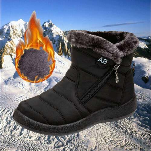 Womens Winter Boots Waterproof  Fashion - Weather Warm Snow