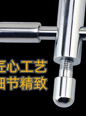 2026杨公寻龙尺可拆卸高精度探测棒户外用品辅助罗盘摆件实心黄铜