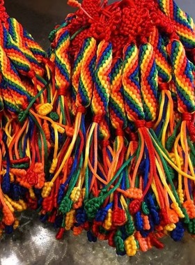 2026西藏风格 纯手工五色线金刚结 挂件 吉祥结平安结车挂 多款款