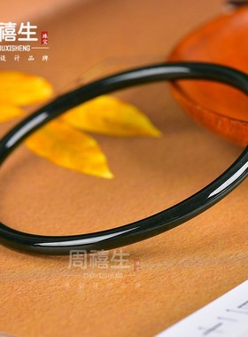 2026和田玉青玉手镯玉镯和田青玉手镯叮当镯礼物