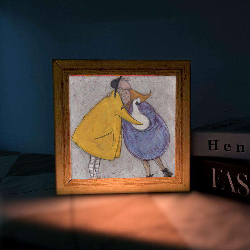 情侣夫妻卧室床头小夜灯北欧复古文艺蓝牙音响摆台实用情人节礼物