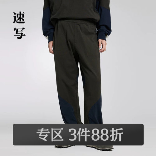 面料经过水洗处理呈现做旧感，更有复古调性