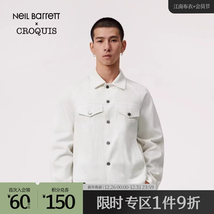 速写男装 Barrett联名 春夏折扣新款 夹克翻领短款 外套 时尚 Neil