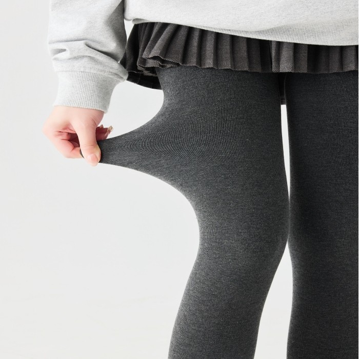 小野学姐灰色连裤袜女秋冬季微压显瘦漫画腿竖纹打底裤袜加厚 怀