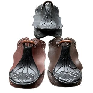 马鞍全套西部大马游客牛皮新款马鞍子雕花真皮马具骑马配件马术