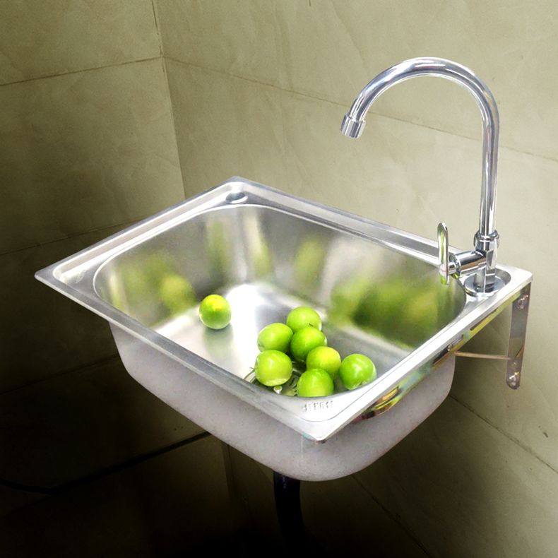 厨房304洗手盆不锈钢洗菜盆单槽水槽 简易洗碗槽水池单池洗单盆盘,家装主材,水槽套餐,淘宝优惠券,粉丝福利购,淘宝优惠卷