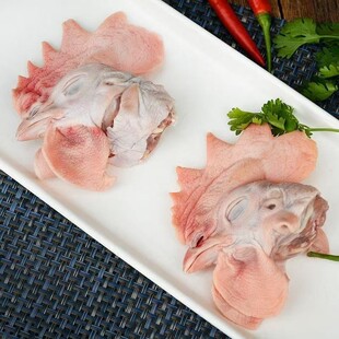 大冠公鸡头 5斤新鲜大号鸡头大冠子鸡头烧烤大鸡头 包冰率不含冰