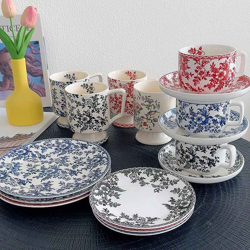 陶瓷复古青花系列餐具