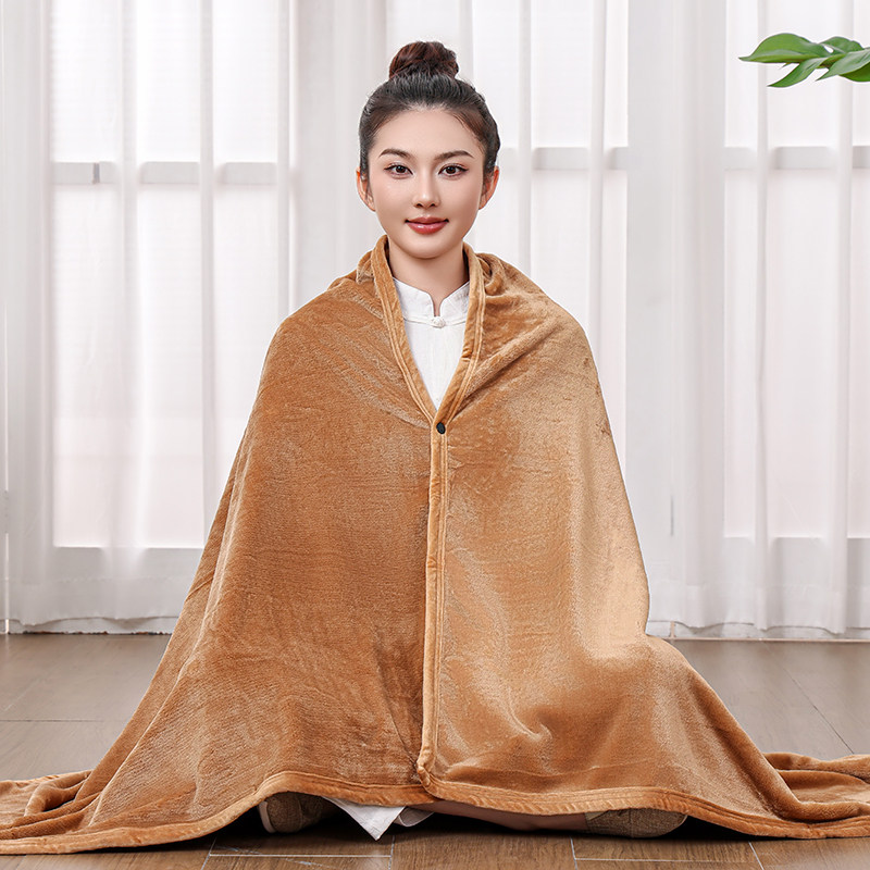 玄善男女居士打坐盖腿毯披肩毯两用加厚保暖禅修斗篷秋冬款,床上用品,休闲毯/毛毯/绒毯,淘宝优惠券,粉丝福利购,淘宝优惠卷