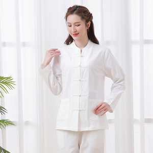 玄善男女唐装中国风禅修服居士服