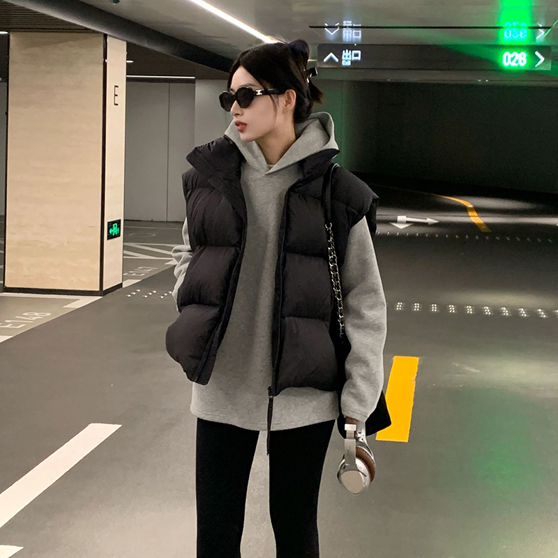 无袖羽绒马甲棉服女款冬季新款