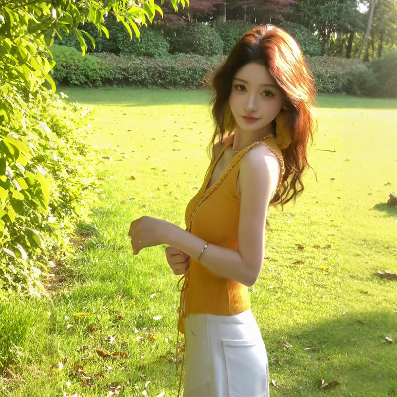 泰式辣妹时尚百搭吊带背心女夏季外穿高级感气质洋气减龄收腰上衣,女装/女士精品,背心吊带,淘宝优惠券,粉丝福利购,淘宝优惠卷