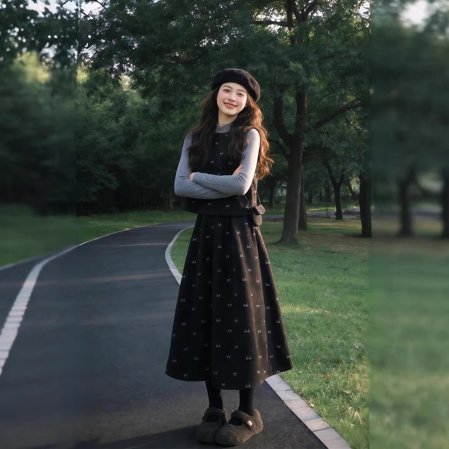 法式漂亮高级感气质马甲套装连衣裙女2026春季新款减龄显瘦长裙子,女装/女士精品,连衣裙,淘宝优惠券,粉丝福利购,淘宝优惠卷