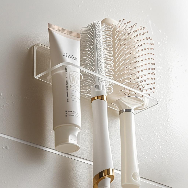 【洗手台】放梳子发箍免打孔