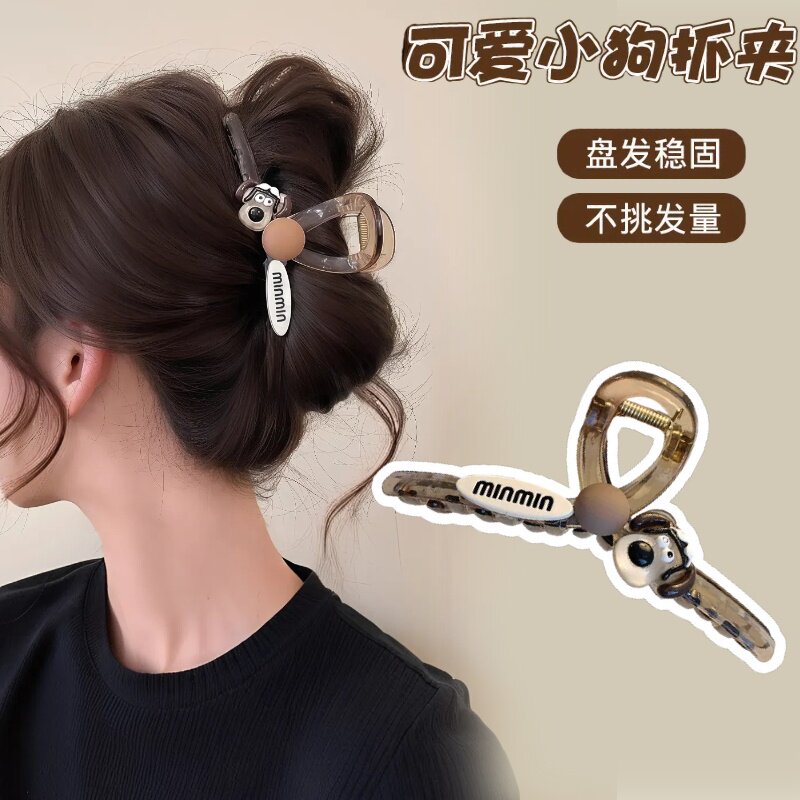 小狗大号抓夹女鲨鱼夹子头饰