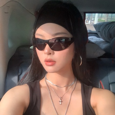 纯色超宽边发带遮白发头巾时髦运动风束发带户外跑步吸汗发饰