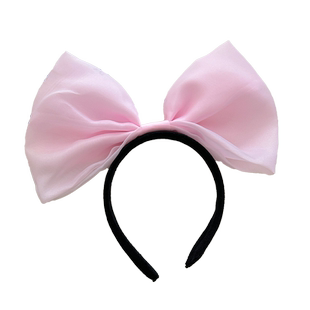 超大蝴蝶结头饰发款箍粉色大头箍发卡适用于迪士尼拍照迪斯尼发饰