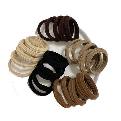 网红高弹力耐用皮筋女扎头无接缝发圈皮套女头绳加粗耐用发绳头饰