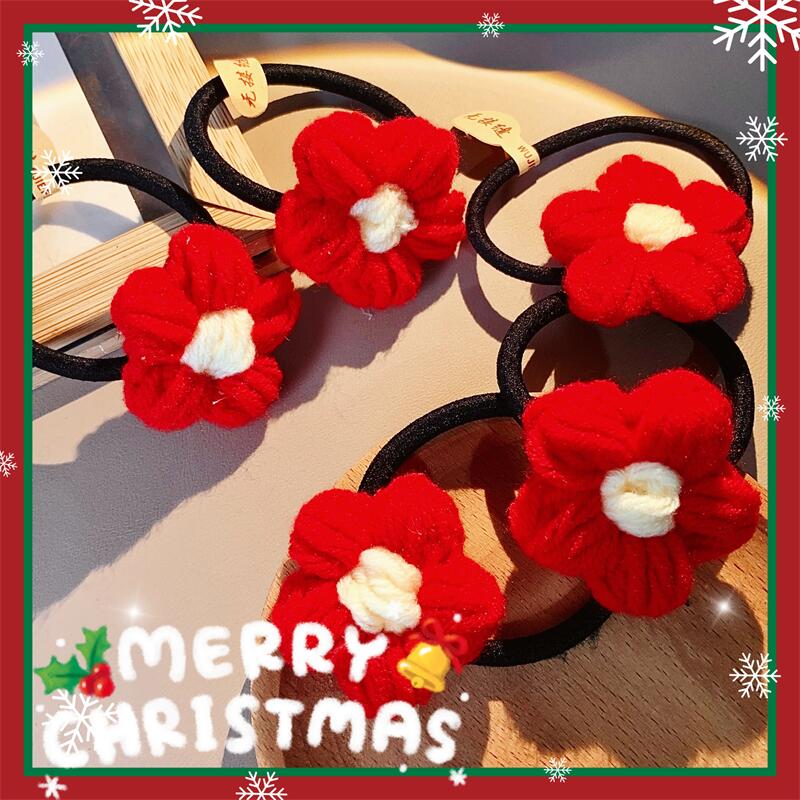 送你一朵小红花发夹胸针头绳头饰