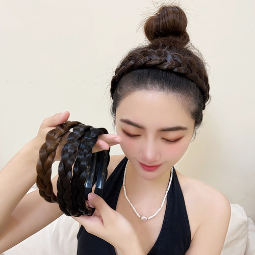 假发发箍头饰麻花辫子头箍发饰女