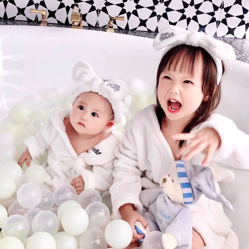 字母洗脸兔耳朵可爱专用束发带