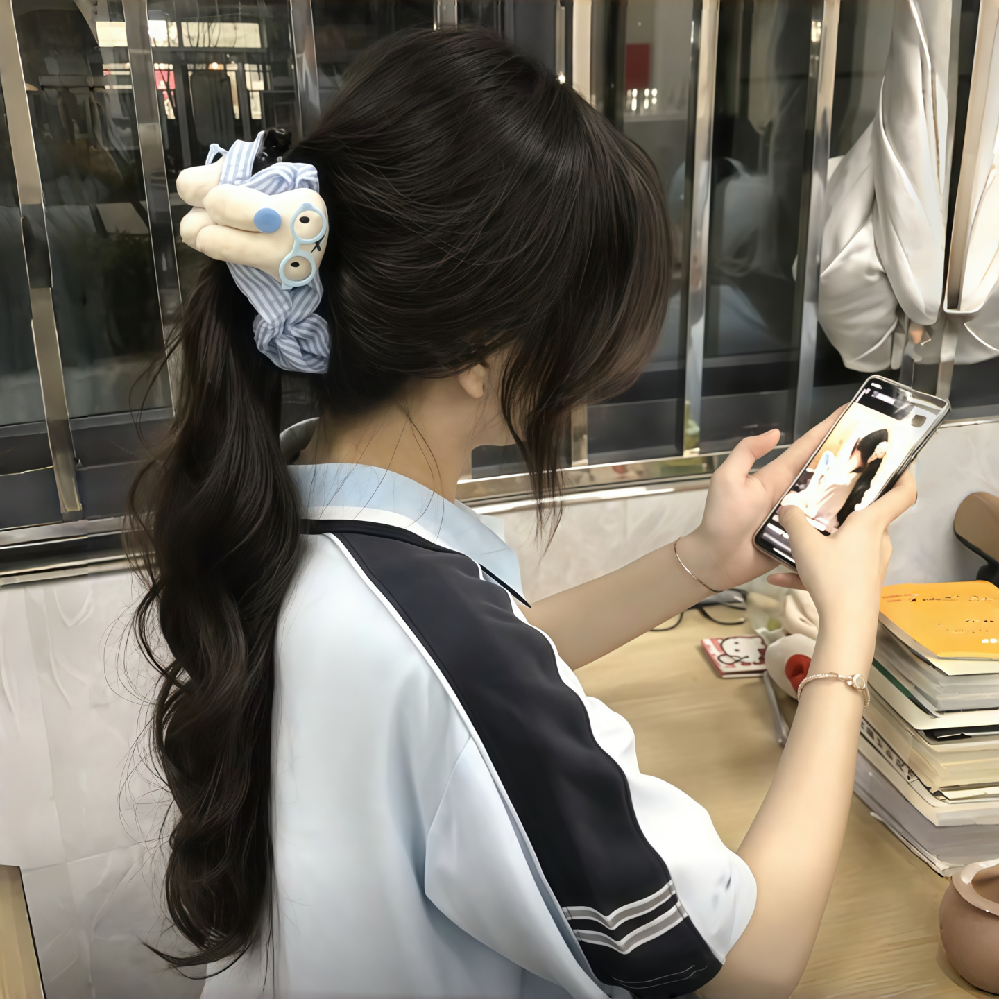 米菲兔大号香蕉夹竖夹女扭扭抓夹