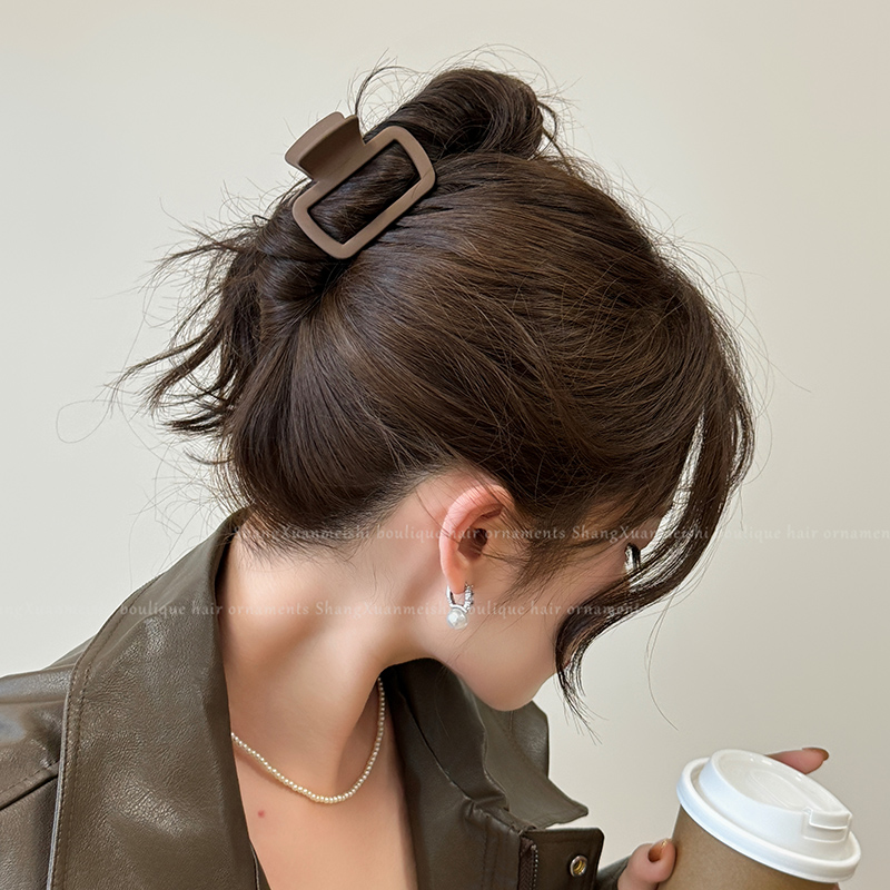 方形小号抓夹女发夹盘发发卡