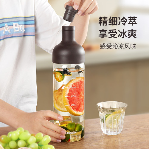 冷萃壶咖啡壶冷萃瓶冷萃杯子冷泡壶玻璃大容量冰滴咖啡壶冷淬瓶