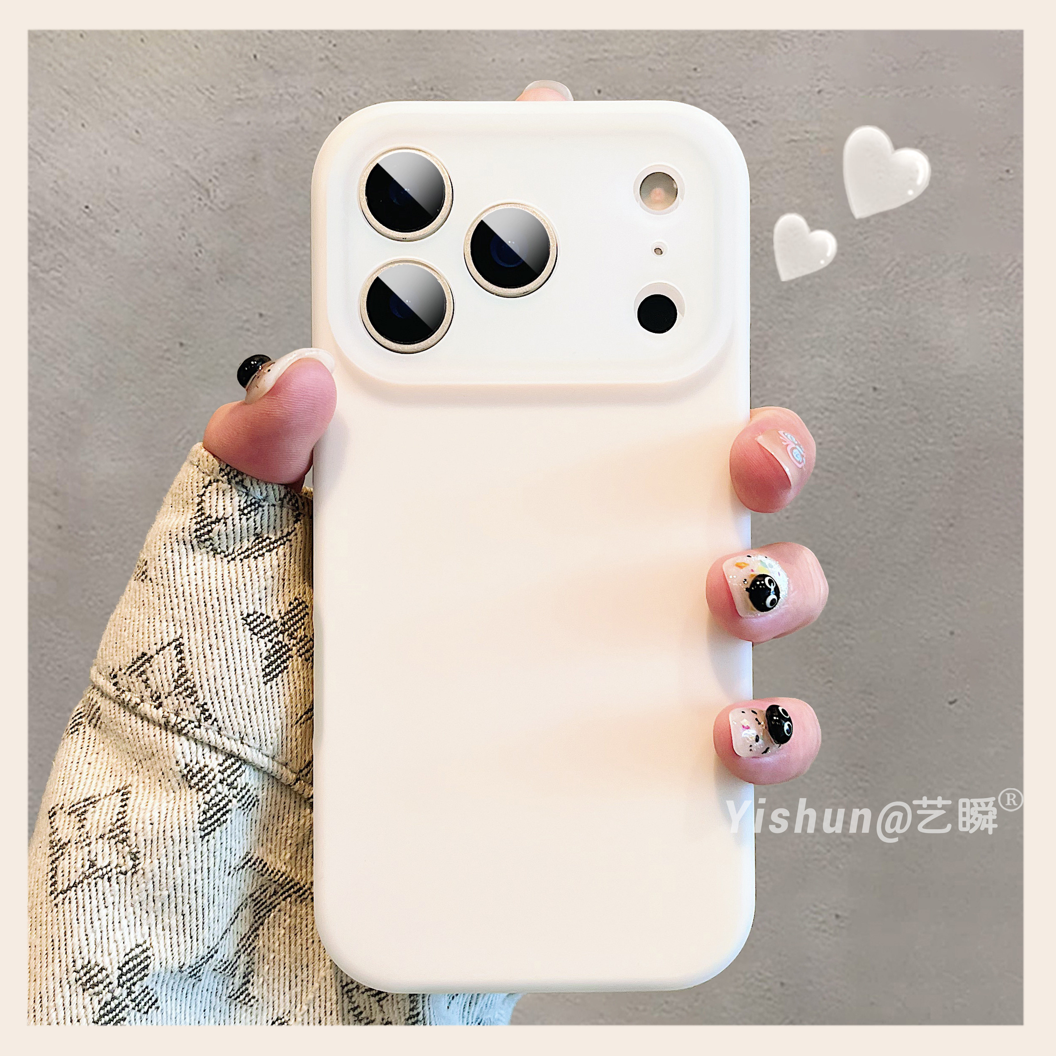 新款四代全包古董白液态硅胶适用苹果17ProMax手机壳iPho