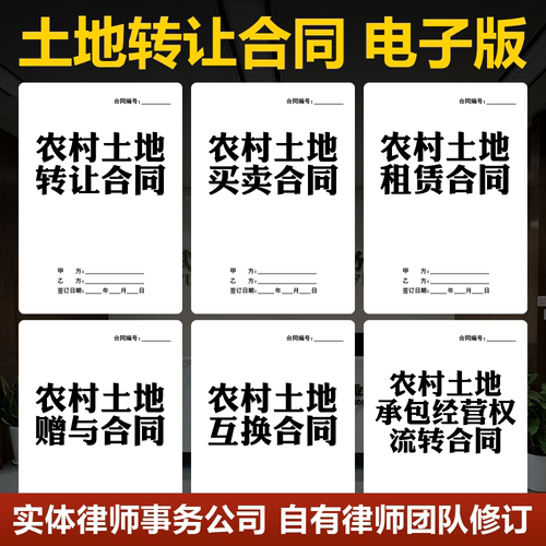 2026农村土地转让合同电子版土地承包经营权流转永久转让买卖协议