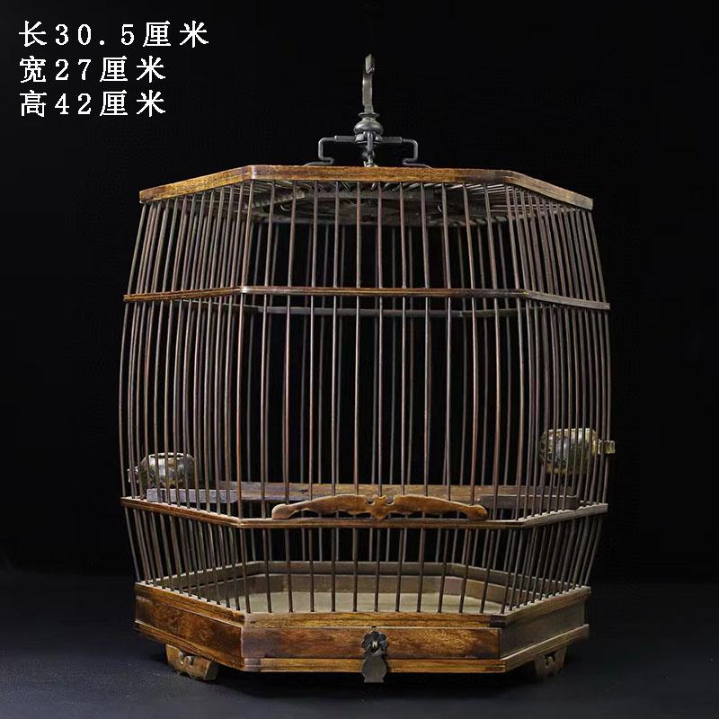 古董文玩珍稀金丝雀鸟笼