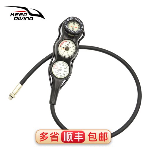 意大利原装进口水肺潜水三联表压力表深度计指北针多联仪表GG-997