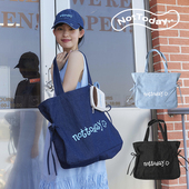 NotToday 「牛仔自在」托特包单肩包能放电脑大容量慵懒风通勤