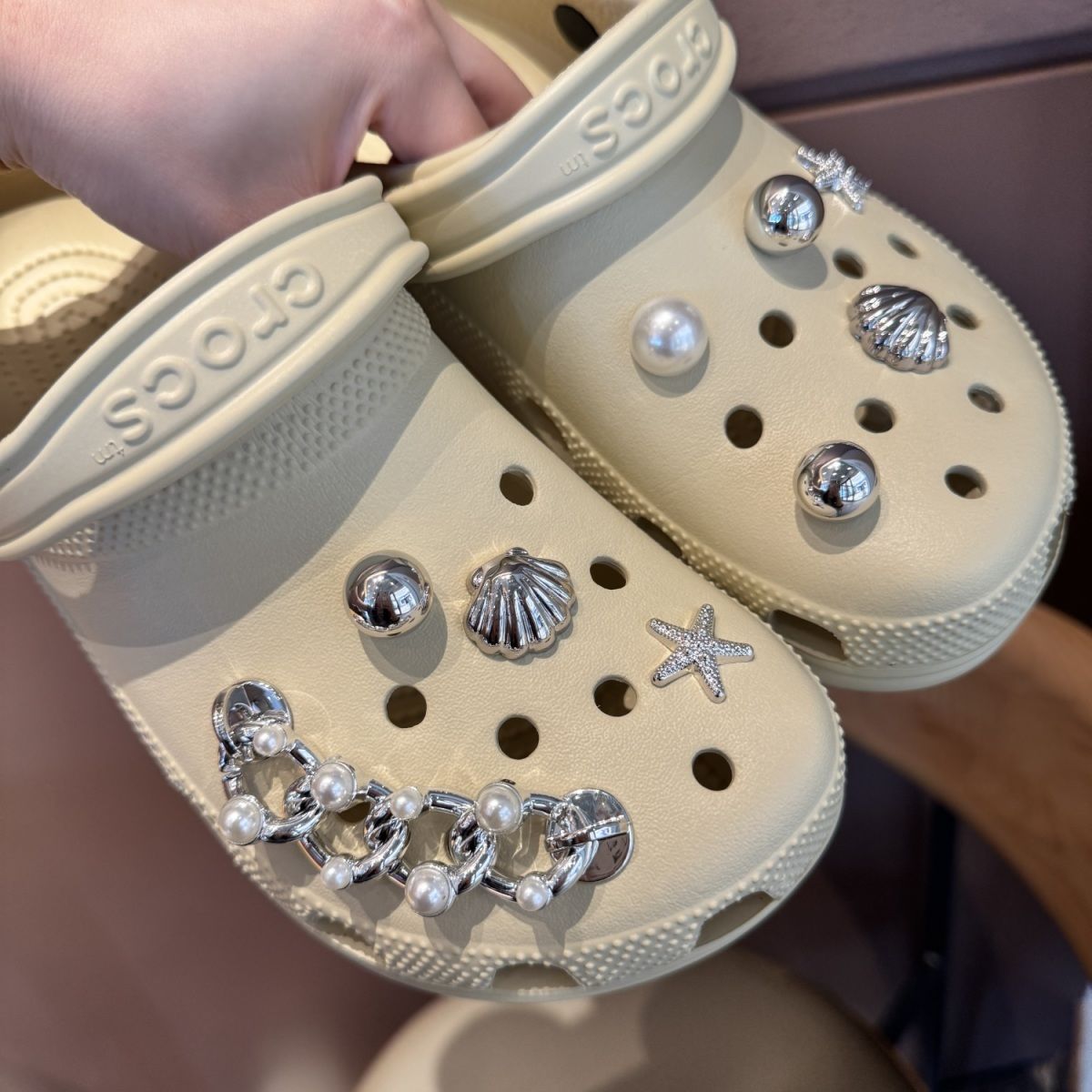 洞洞鞋配饰diy鞋花高颜值鞋扣装饰品可拆卸ins风适配crocs