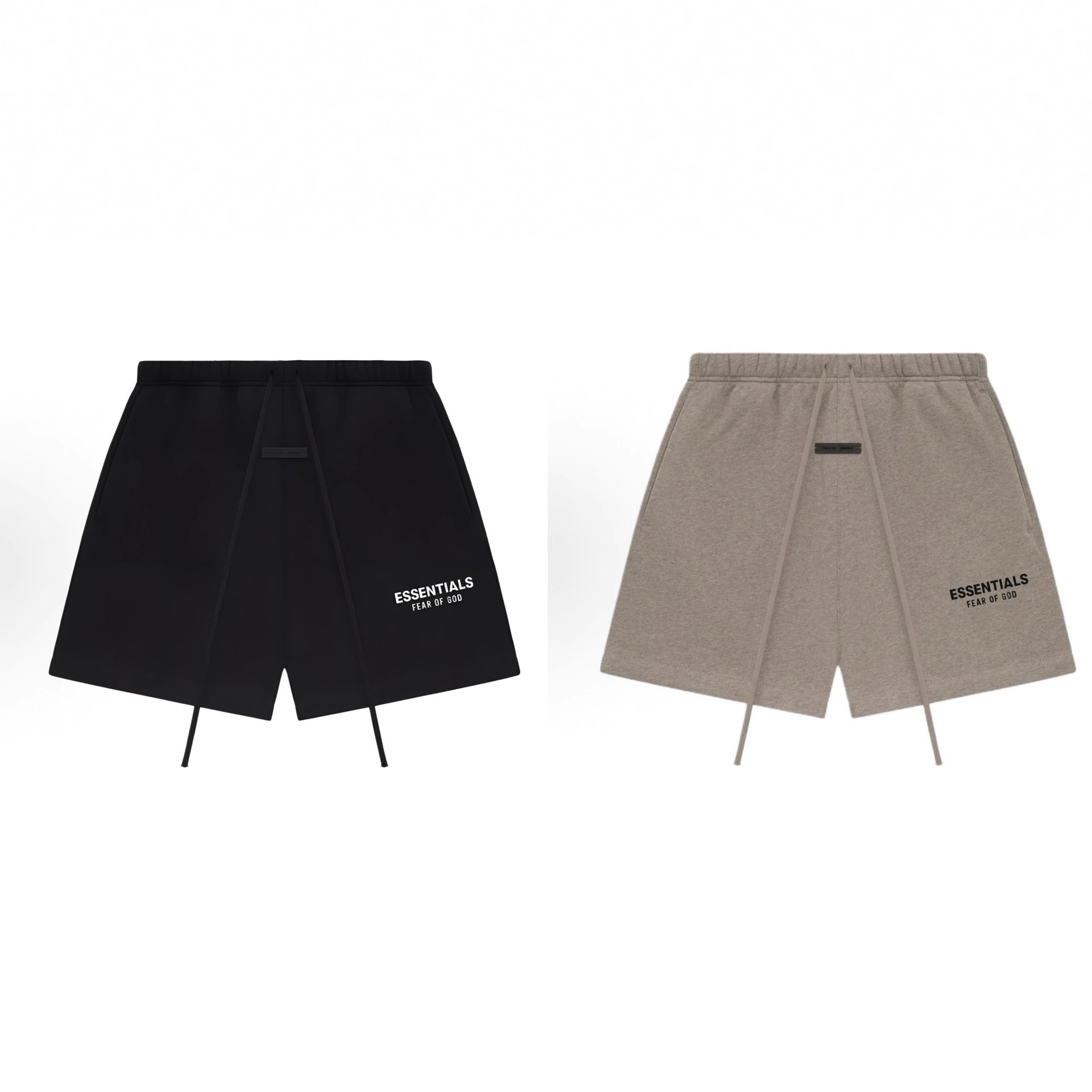 FOG复线压胶字母休闲宽松短裤