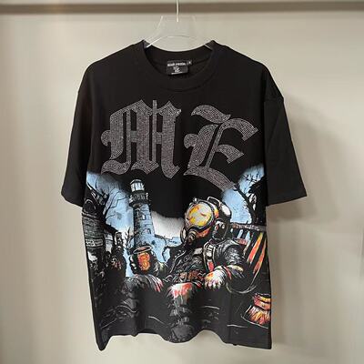 EMOTION复古外星人圆领短袖男女