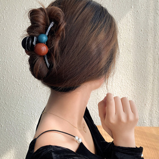 抓夹女夏季 小号抓夹塑料简约鲨鱼夹后脑勺发头饰发量少ins风发夹