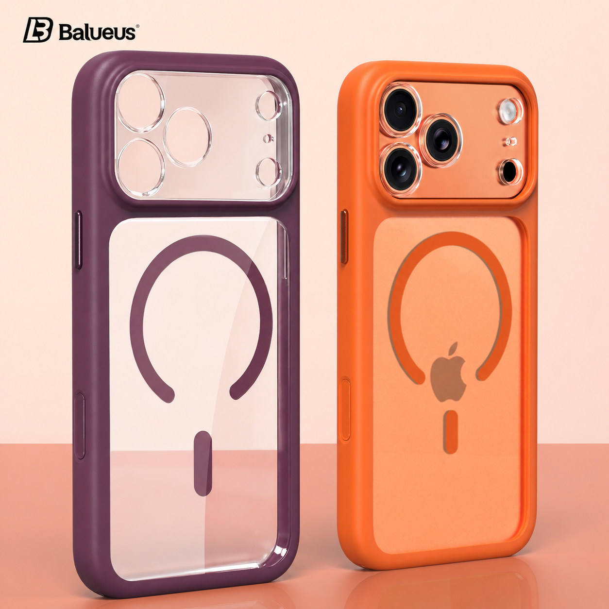 Balueus适用iphone17Pro手机壳苹果17promax保护壳18Pro硅胶透明16镜头全包防摔15高级感14磁吸外壳新款男女										
